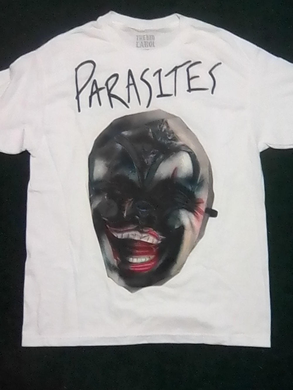 "Parasites" White Graphic Tee